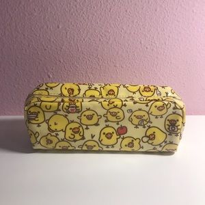 Kawaii Duck Yellow Pencil Case 🐤